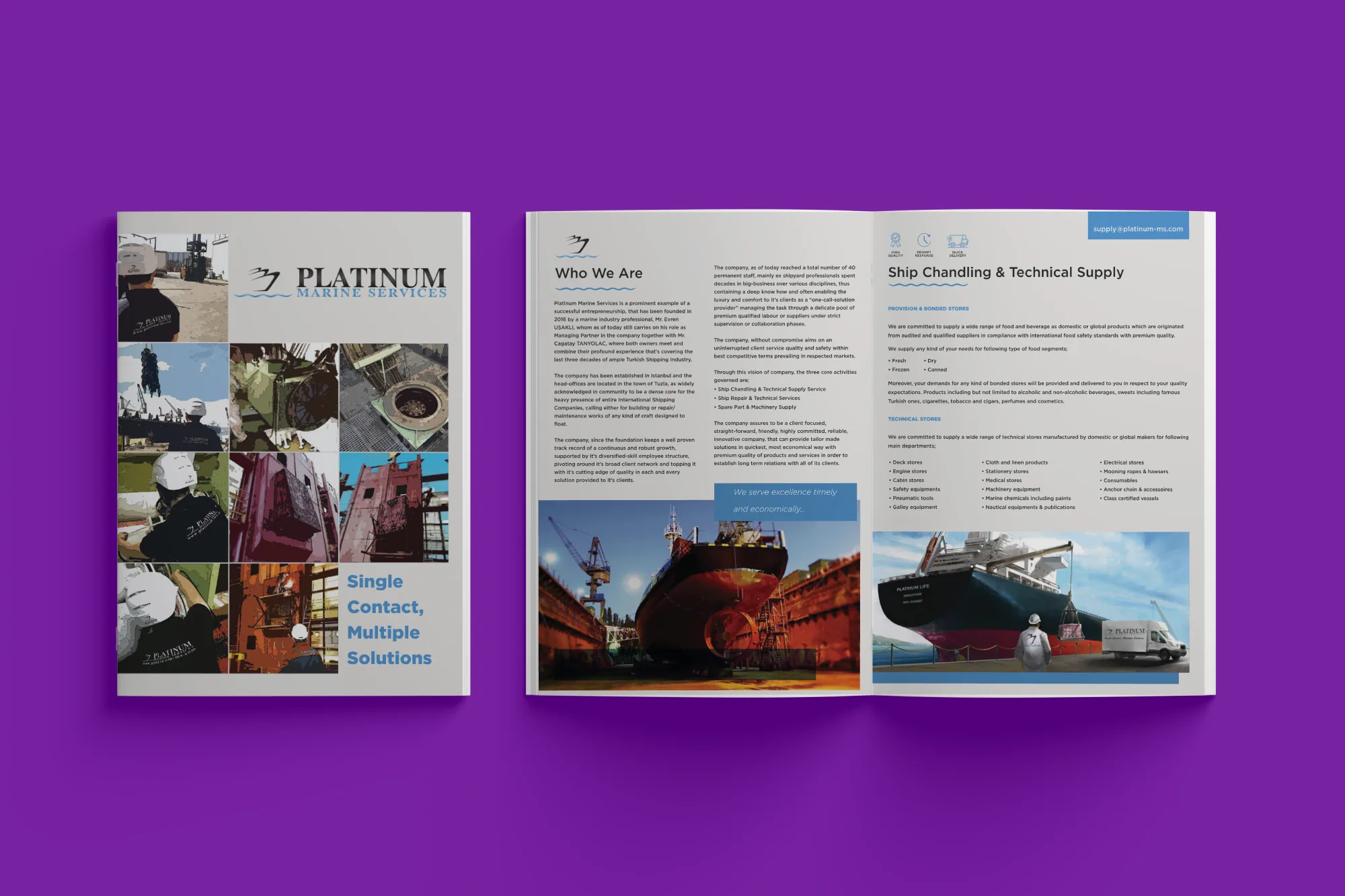 PLATINUM · Broşür Tasarımı