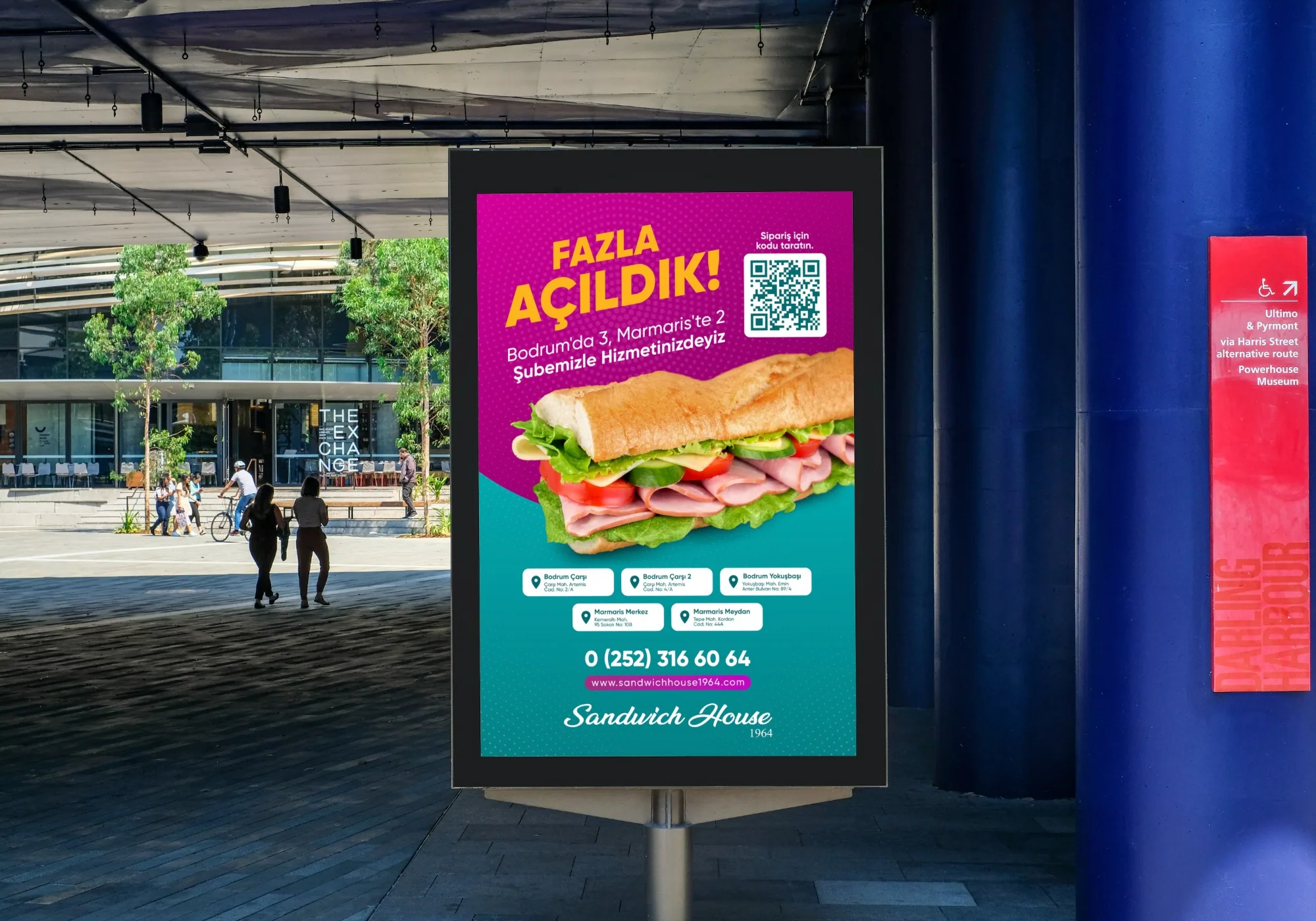 SANDWICH HOUSE · Billboard Design