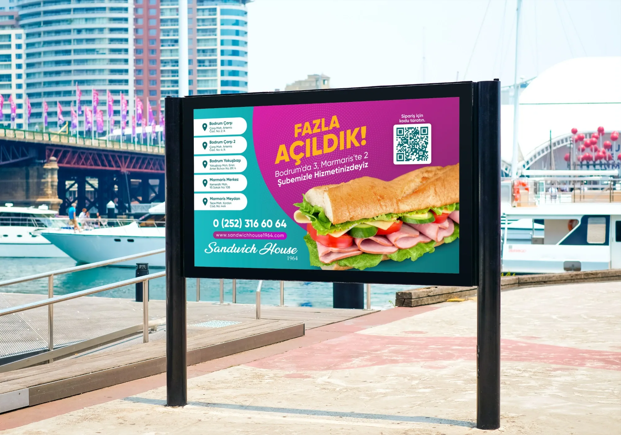 SANDWICH HOUSE · Billboard Design