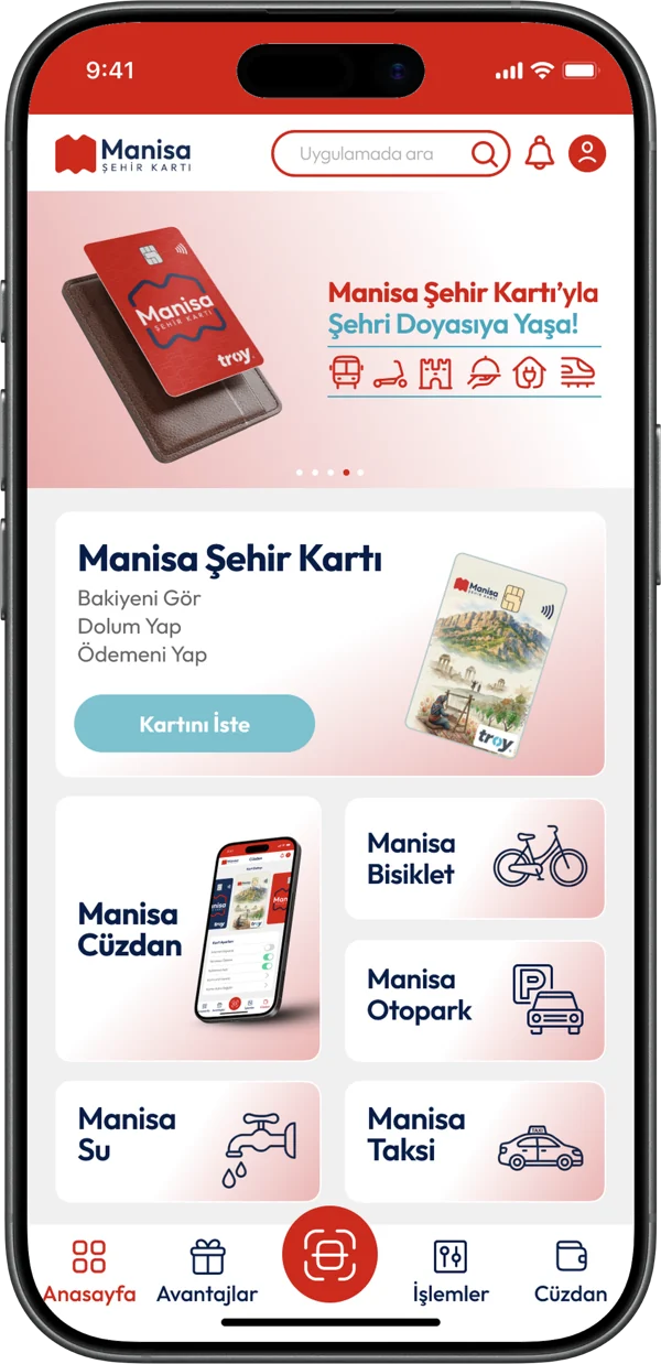 Manisa Şehir Kartı: Ana sayfa