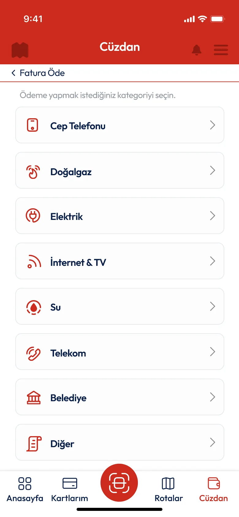 Manisa Şehir Kartı · Mobil Uygulama