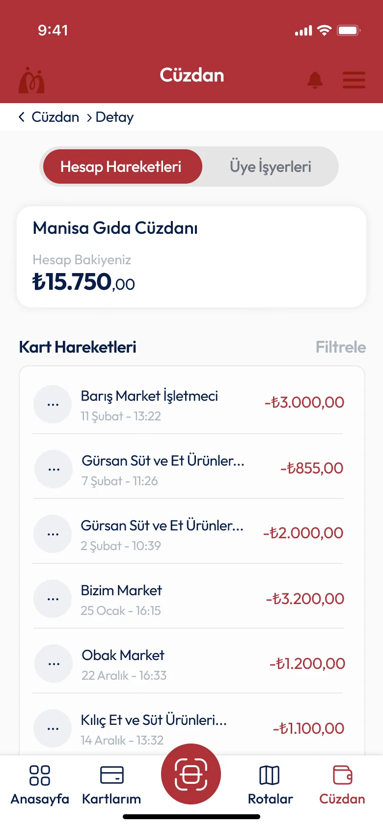 Manisa Şehir Kartı · Mobil Uygulama