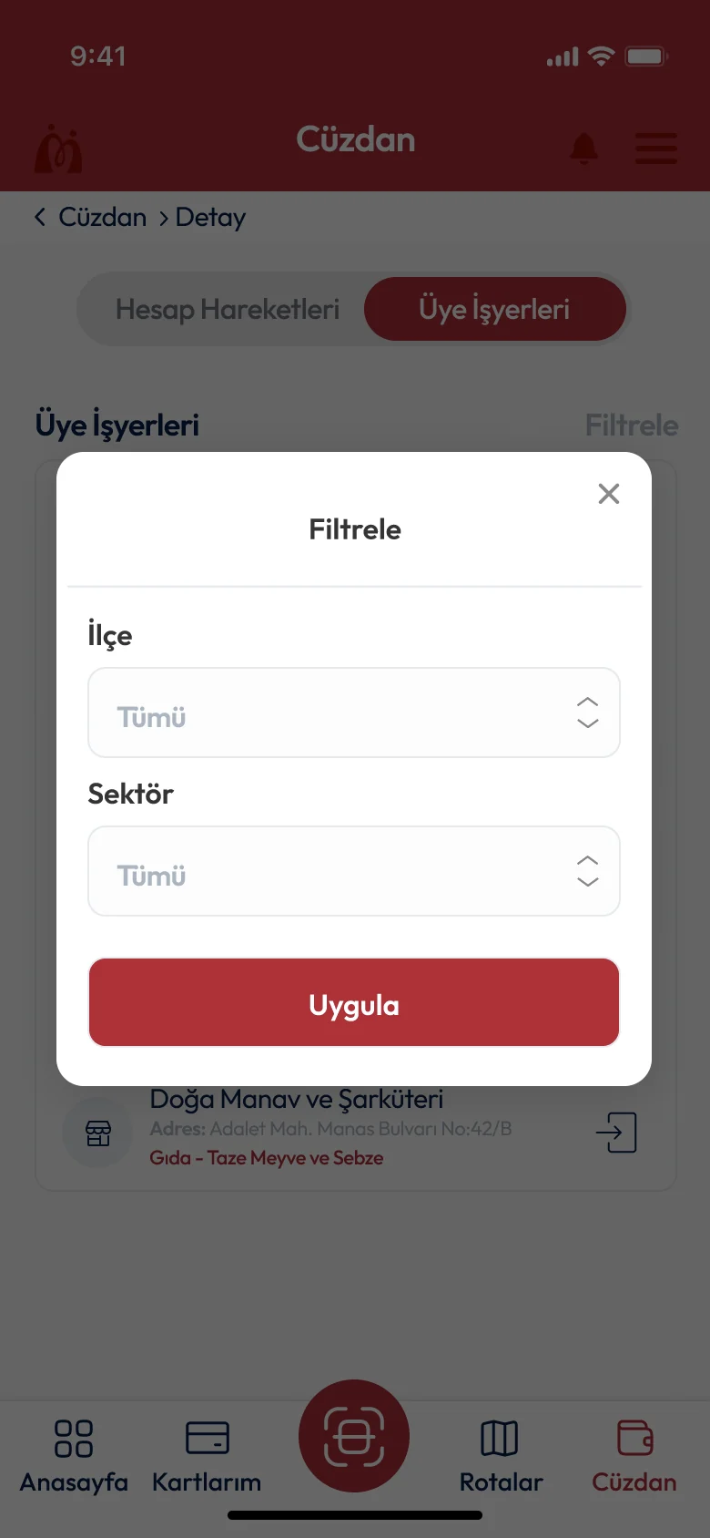 Manisa Şehir Kartı · Mobil Uygulama