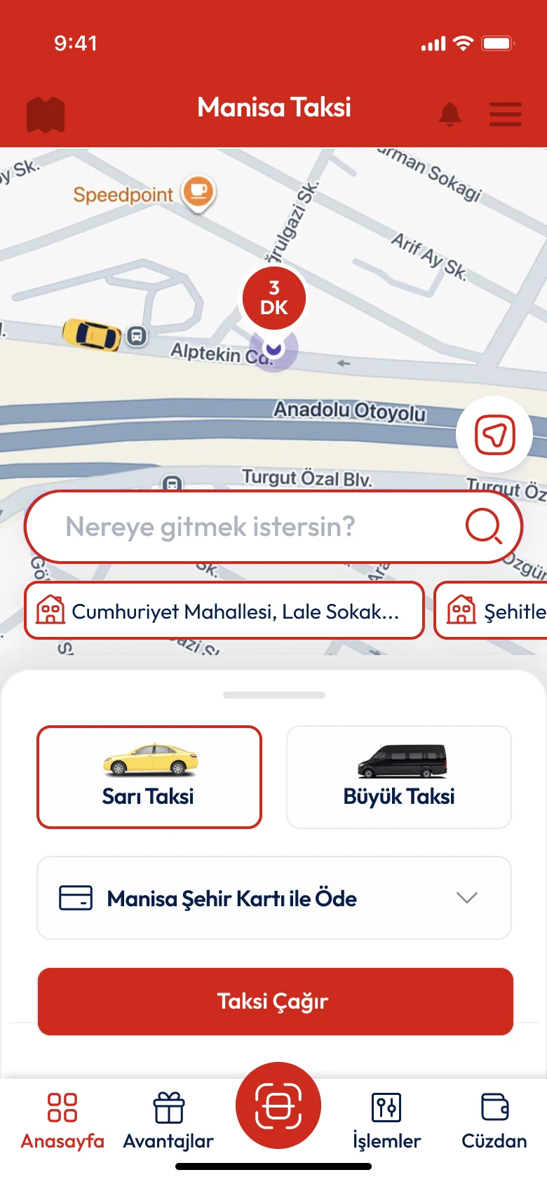 Manisa Şehir Kartı · Mobil Uygulama