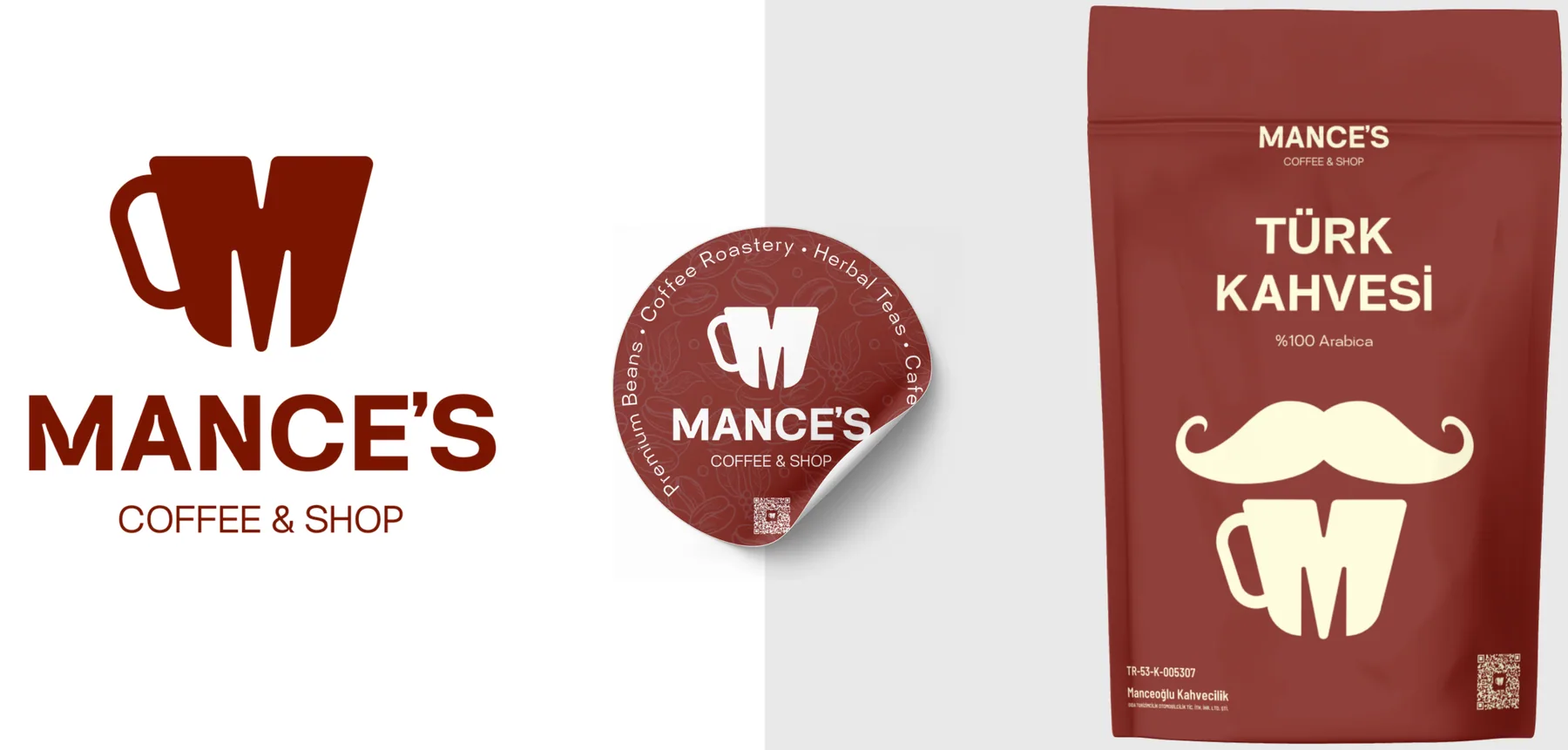 MANCE'S COFFEE · Logo & Corporate Identity