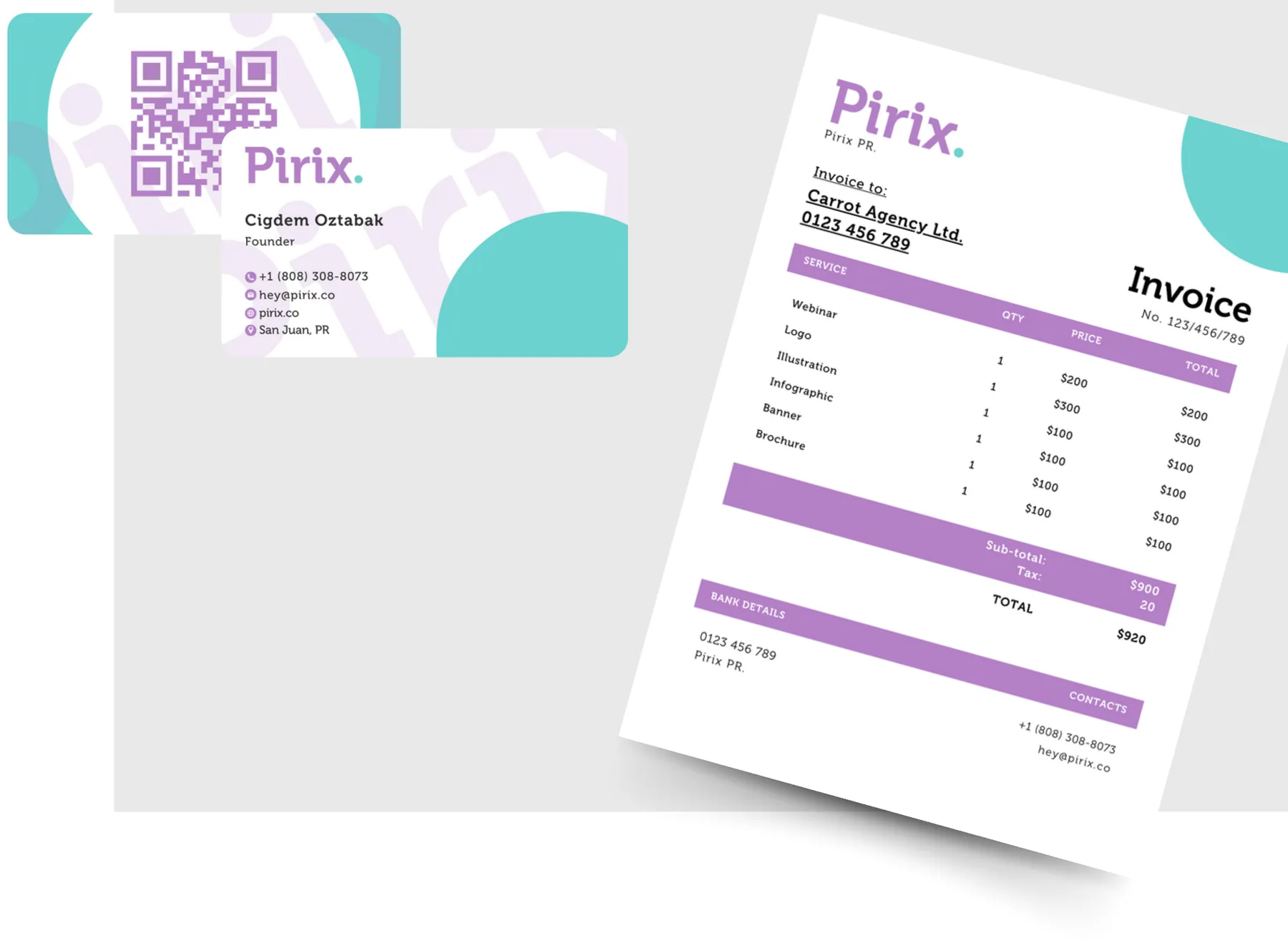 PIRIX · Logo ve Kurumsal Kimlik Çalışmaları
