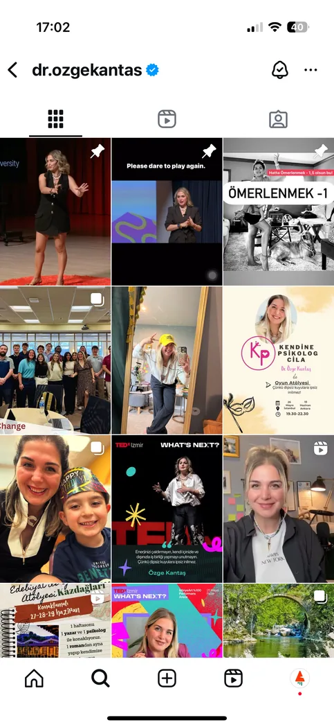ÖZGE KANTAŞ · Sosyal Medya
